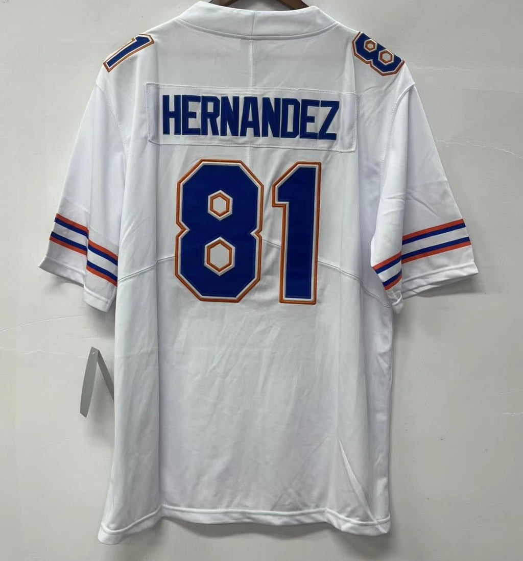 Aaron Hernandez Florida Gators Official NCAA Jersey white