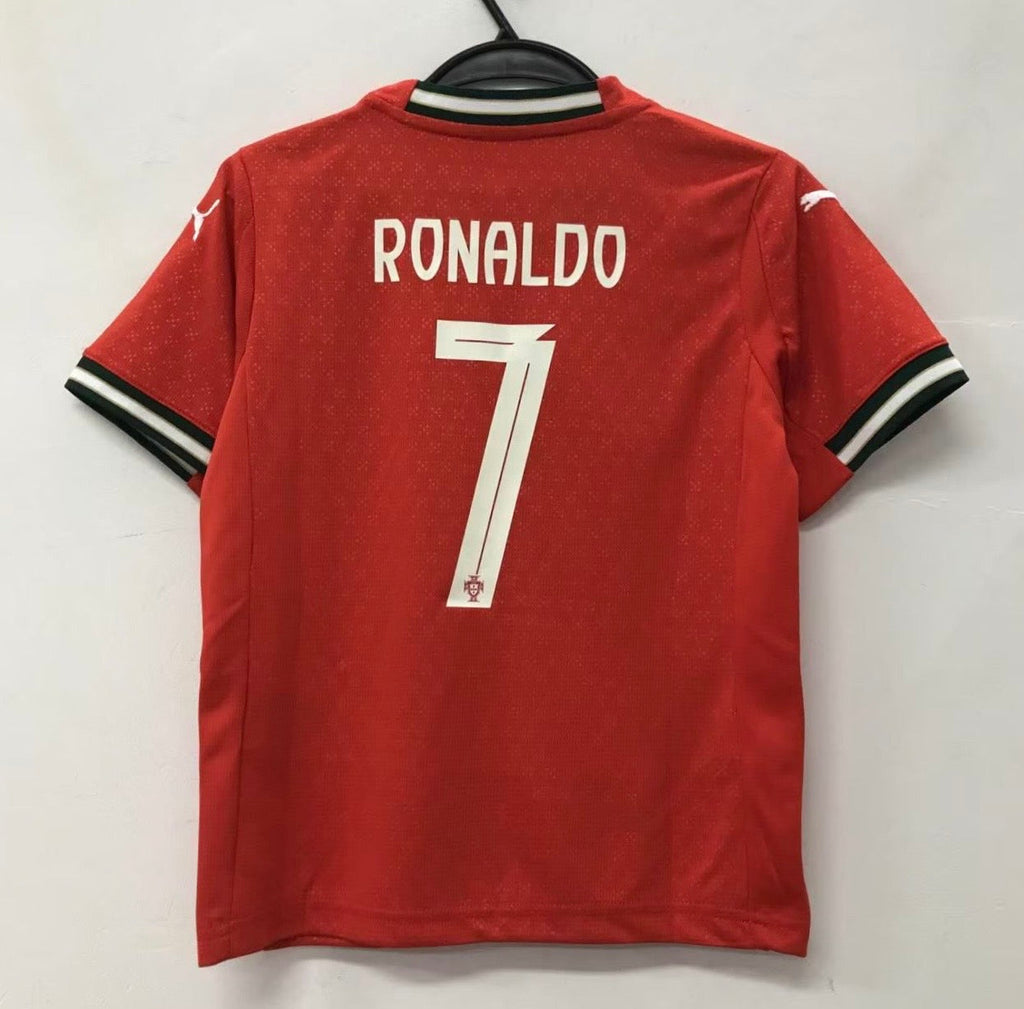 Cristiano Ronaldo Portugal National Team Puma 2026 Home Authentic Jersey Youth sizes