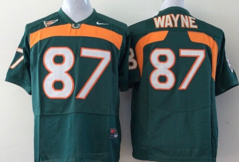 Reggie Wayne Miami Hurricanes Official NCAA Jersey
