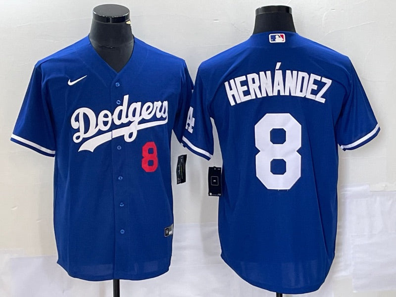 Kike Enrique Hernandez Los Angeles Dodgers Official MLB Nike Jersey blue