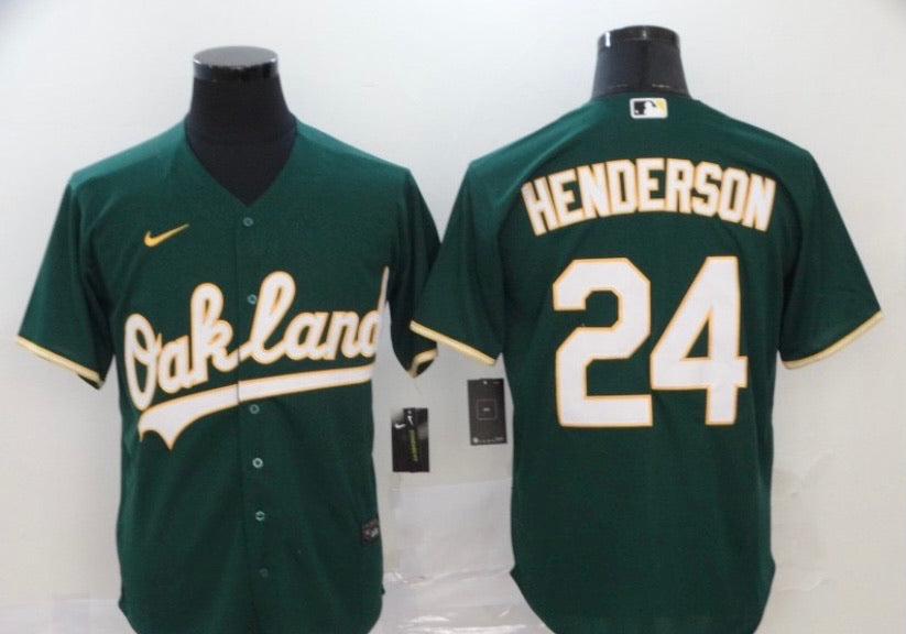 Rickey Henderson Oakland A’s Athletics Official MLB Nike Jersey
