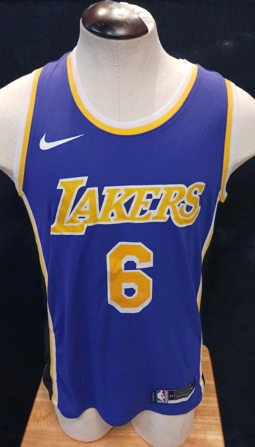 Lebron James Los Angeles Lakers Official NBA Jersey purple