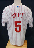 Bryson Stott Philadelphia Phillies Official MLB Nike Jersey white pinstripes