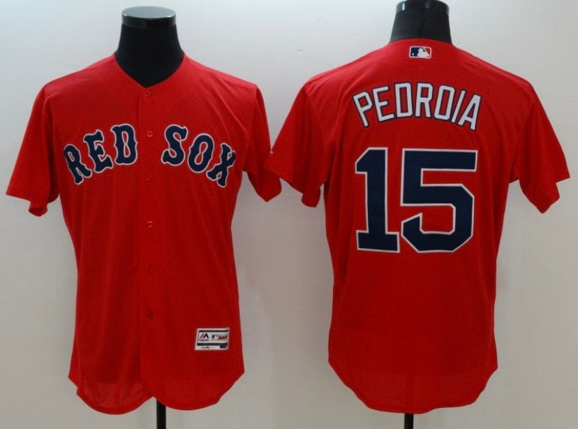 Dustin Pedroia Boston Red Sox Official MLB Majestic Jersey