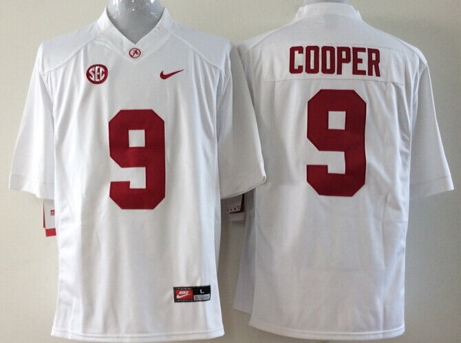 Amari Cooper Alabama Crimson Tide Official NCAA  Jersey white