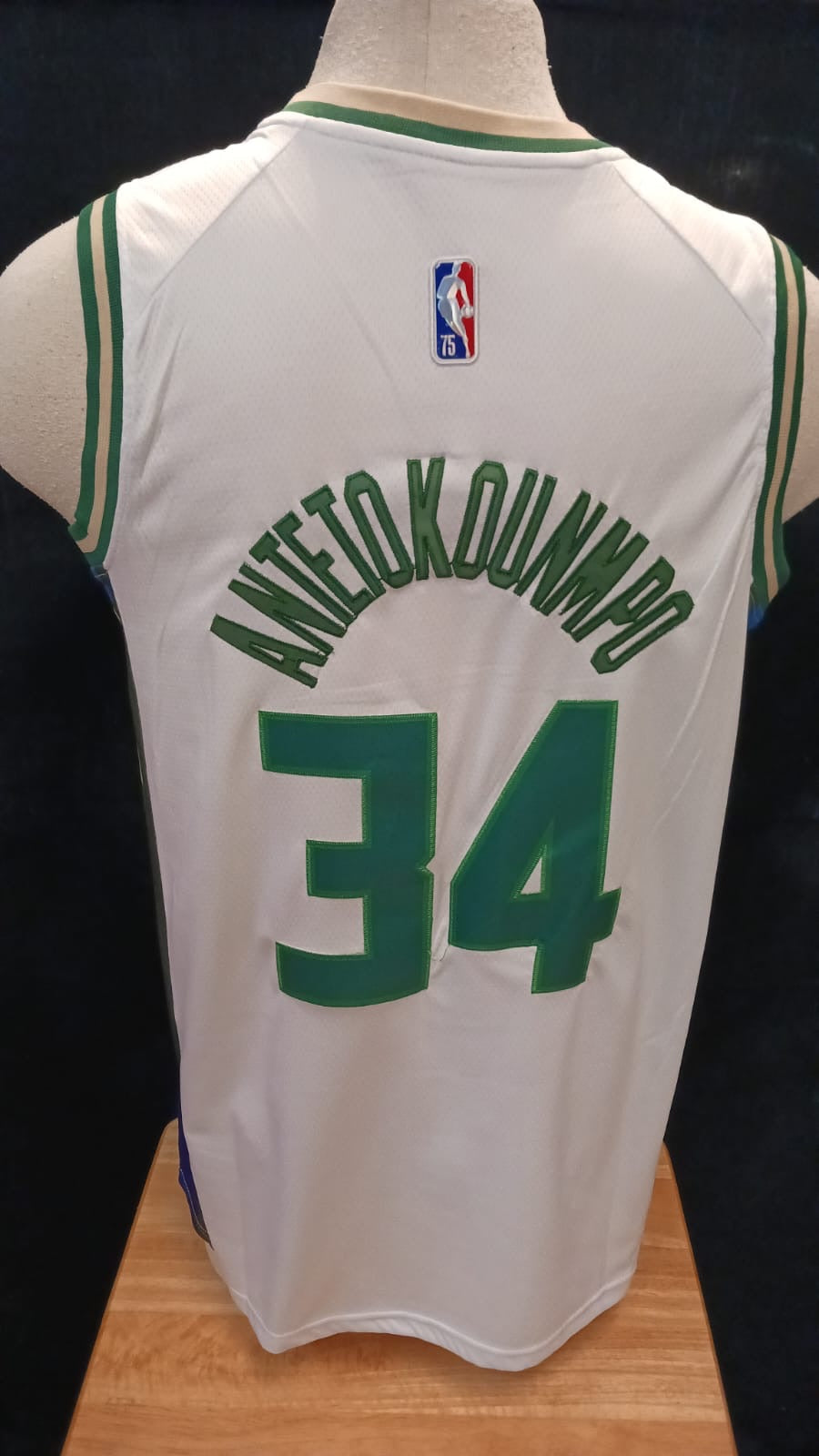 Giannis Antetokounmpo Milwaukee Bucks Official NBA Nike Jersey white