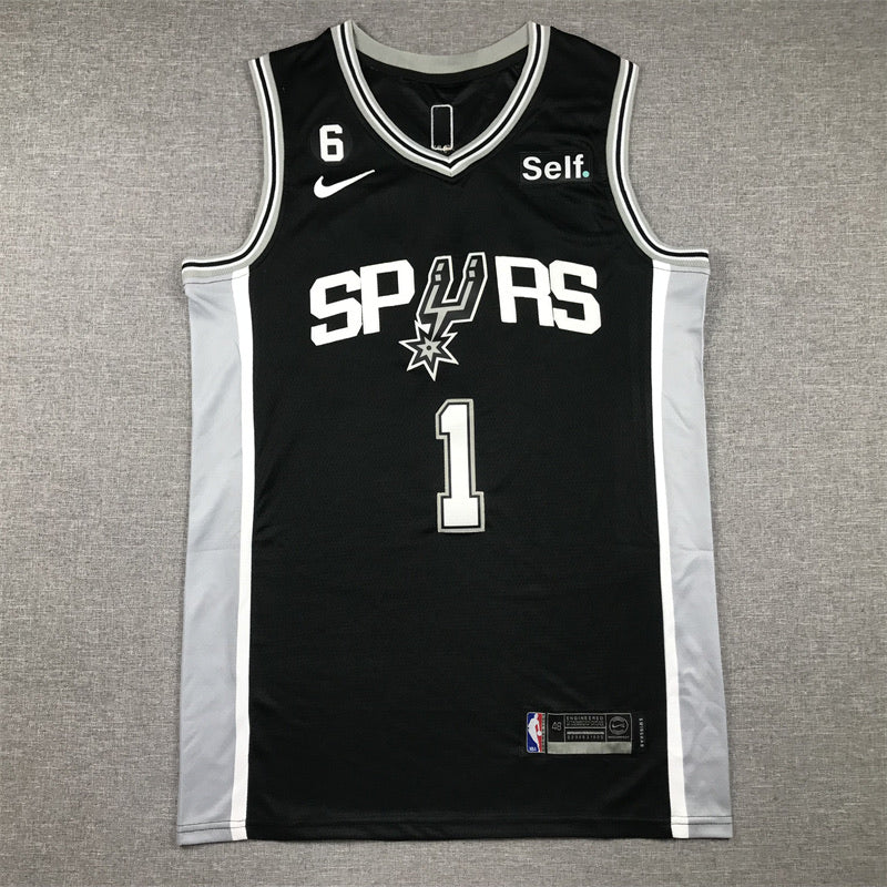 Victor Wembanyama San Antonio Spurs Jersey black Nike