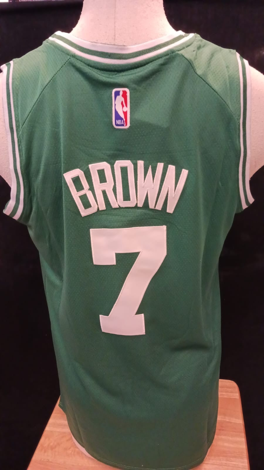 Jaylen Brown Boston Celtics Official NBA Nike Jersey Green