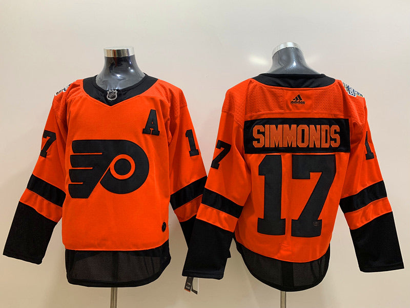 Wayne Simmonds Philadelphia Flyers Jersey 2019 Stadium Series Winter Classic