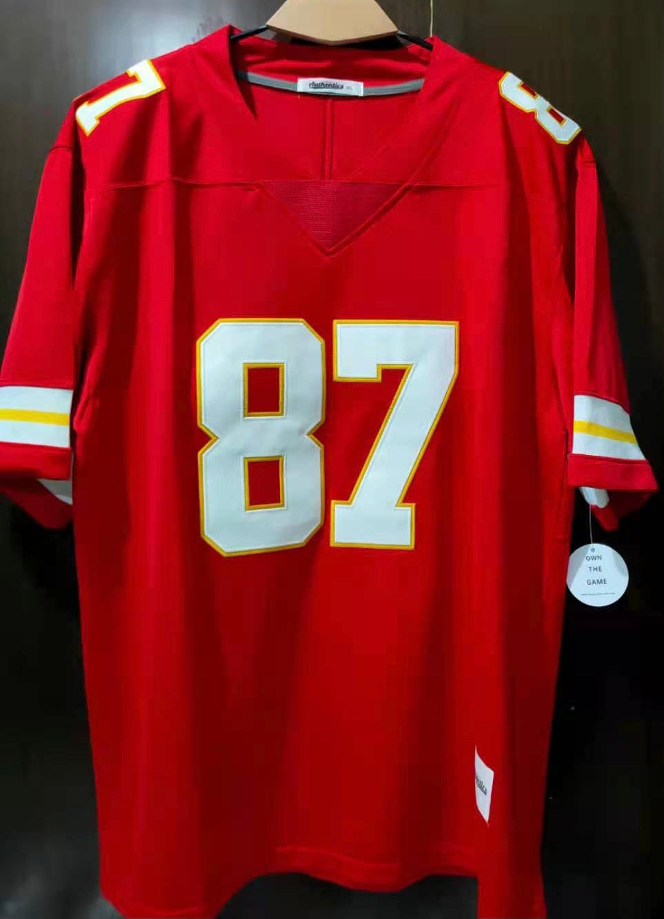 Travis Kelce Kansas City Chiefs Jersey red Classic Authentics