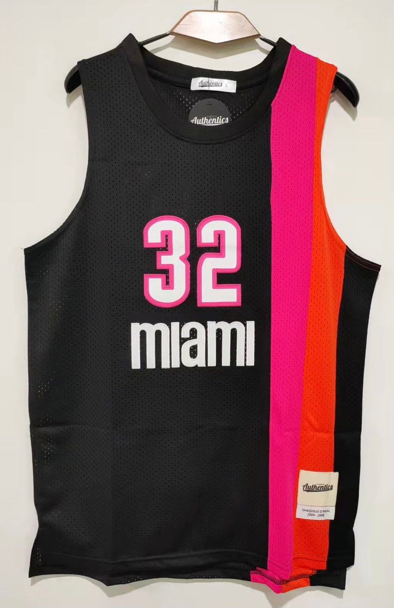 Shaquille O’Neal Miami Heat Jersey Classic Authentics