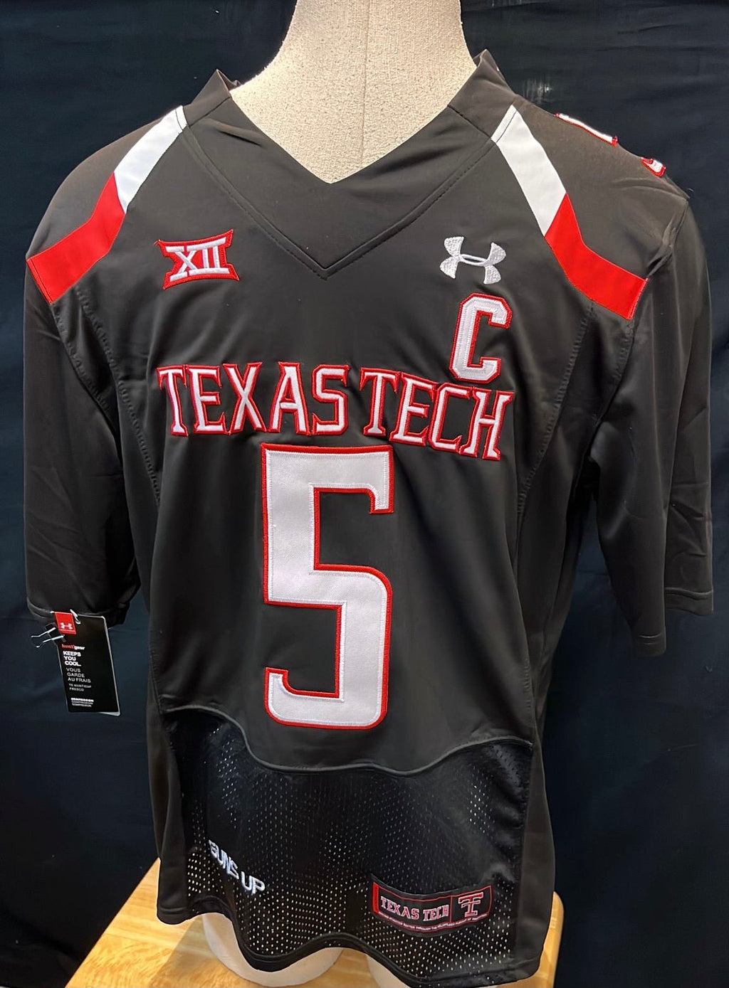 Patrick Mahomes Texas Tech Official NCAA Jersey black