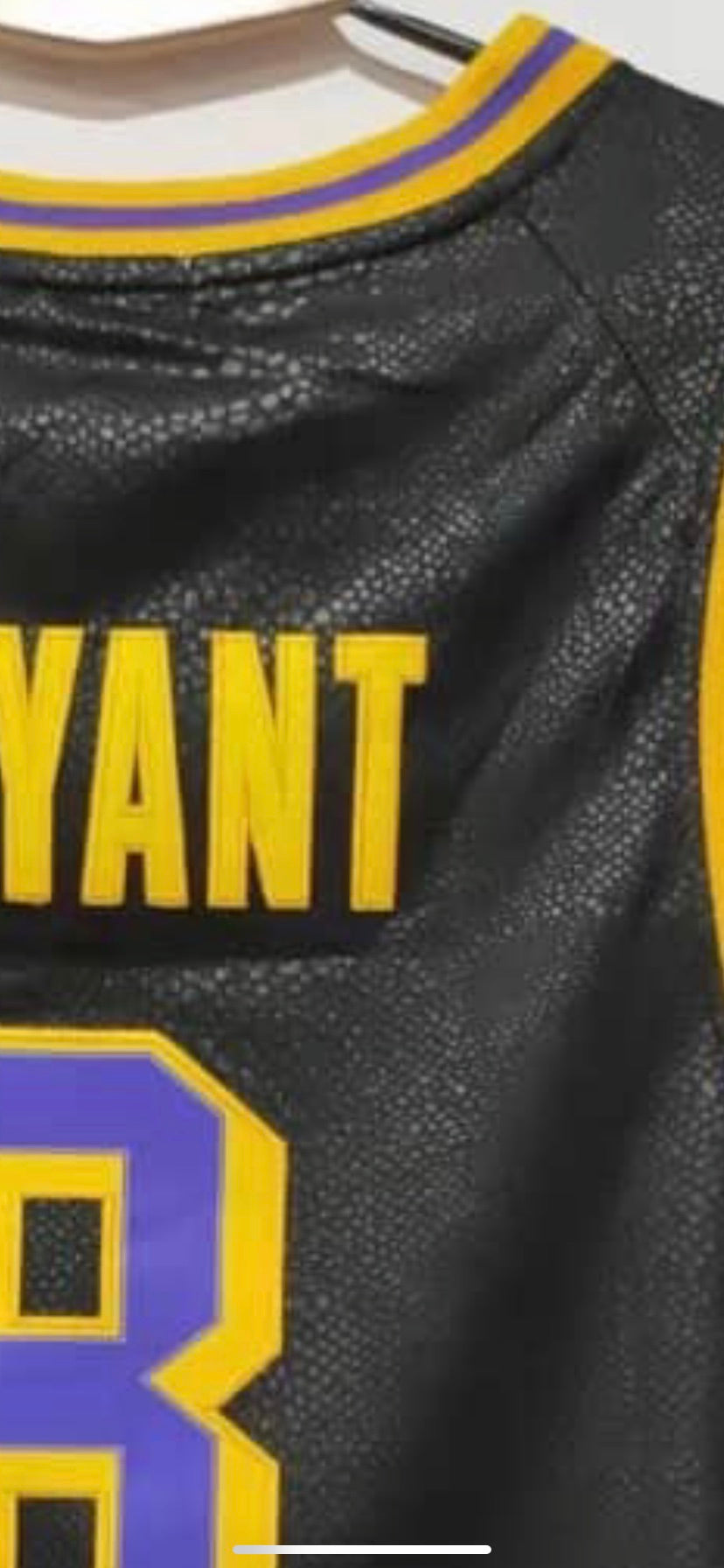 Kobe Bryant Los Angeles Lakers Jersey Black snake skin