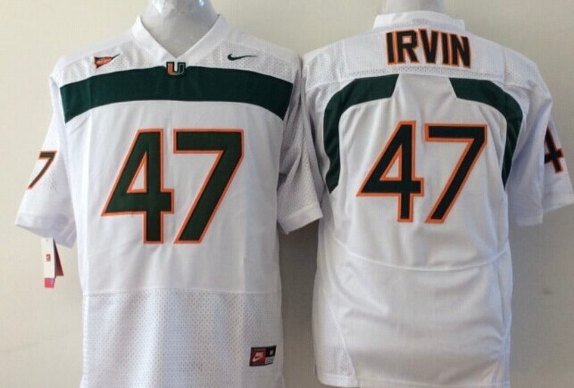 Michael Irvin Miami Hurricanes Official NCAA Jersey Nike