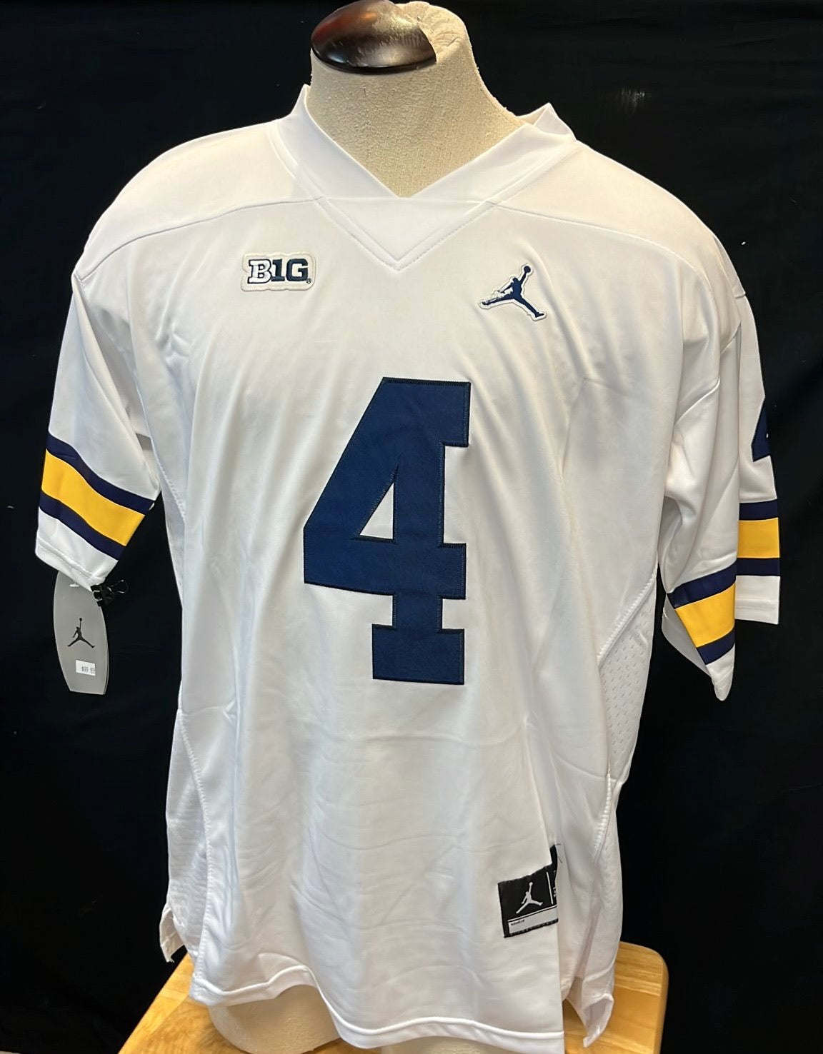 Jim Harbaugh Michigan Wolverines Official NCAA Jordan brand Jersey