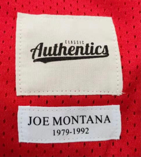 Joe Montana San Francisco 49ers Jersey Classic Authentics