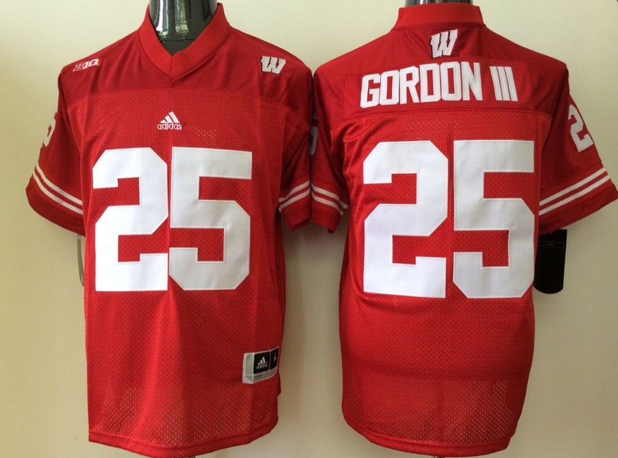 Melvin Gordon Official NCAA Wisconsin Badgers Under Armour Jersey