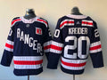 Chris Kreider New York Rangers Official NHL Adidas Jersey blue Winter Classic