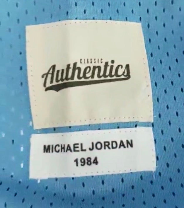 Michael Jordan North Carolina Tar Heels Jersey Classic Authentics