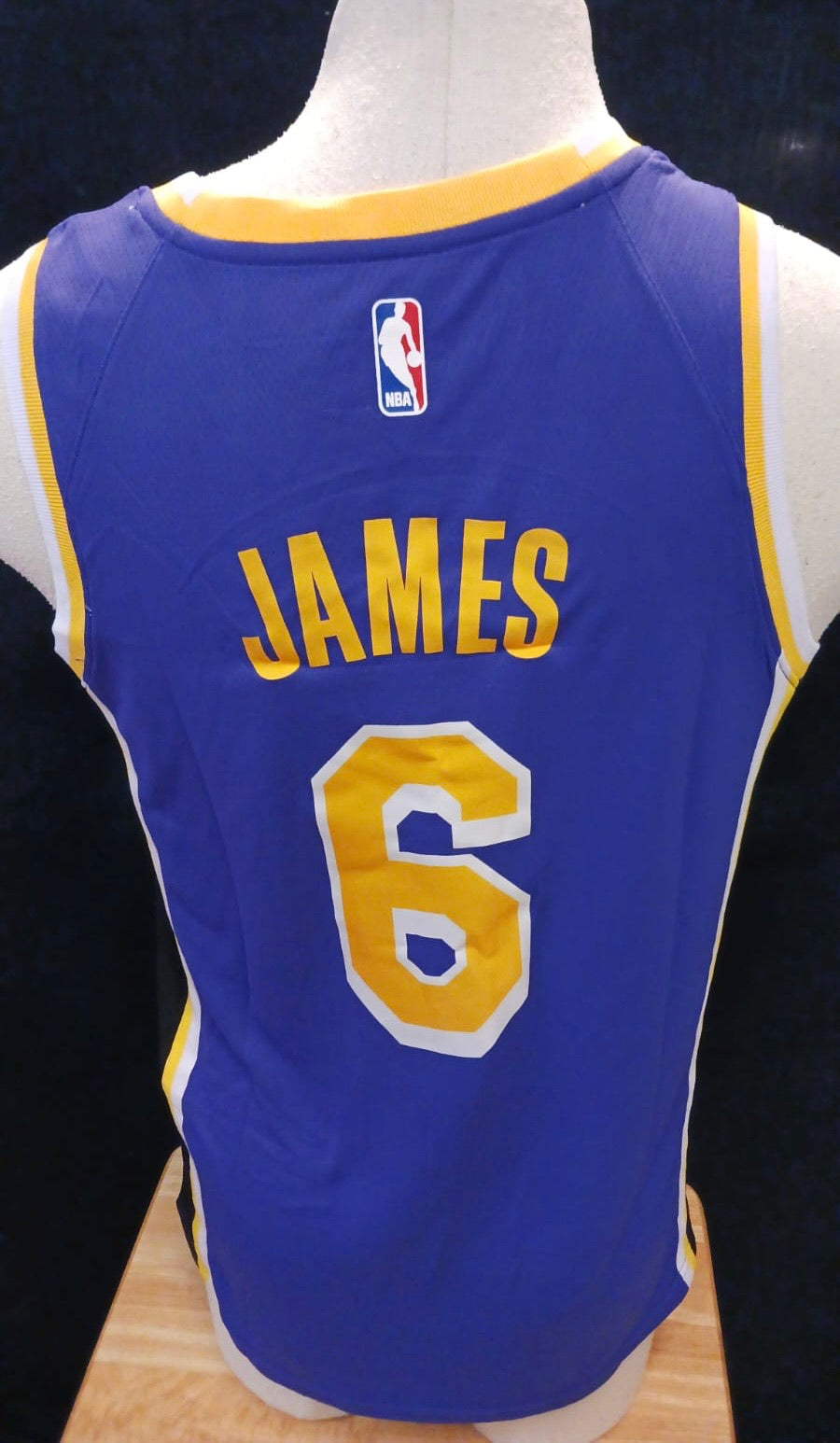 Lebron James Los Angeles Lakers Official NBA Jersey purple