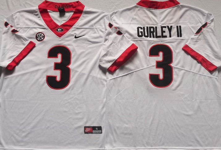 Todd Gurley Georgia Bulldogs Official NCAA Jersey white