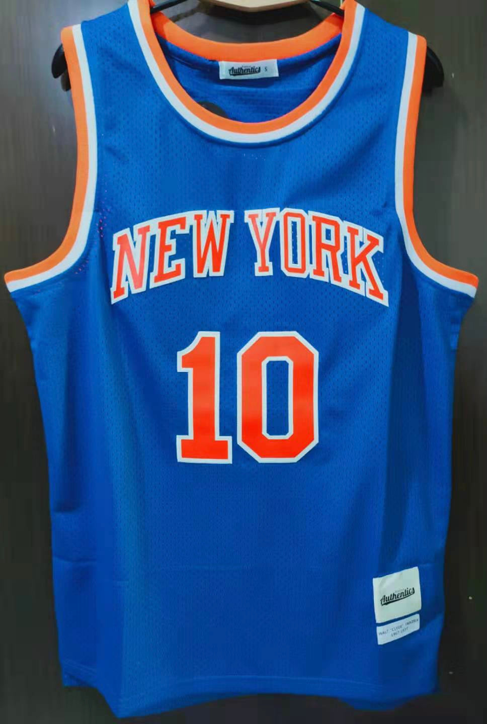 Walt “Clyde” Frazier New York Knicks Jersey Classic Authentics