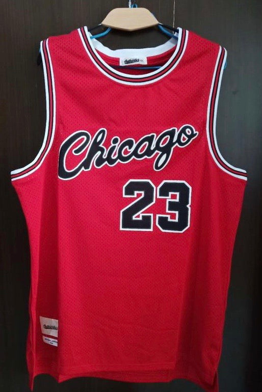 Michael Jordan 1984 Rookie Season Chicago Bulls Jersey Red