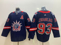 Mika Zibanejad New York Rangers Official NHL Adidas Jersey Statue of Liberty