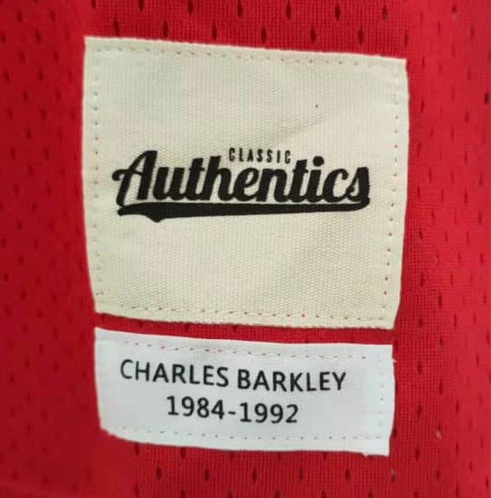 Charles Barkley Philadelphia 76ers Jersey Classic Authentics