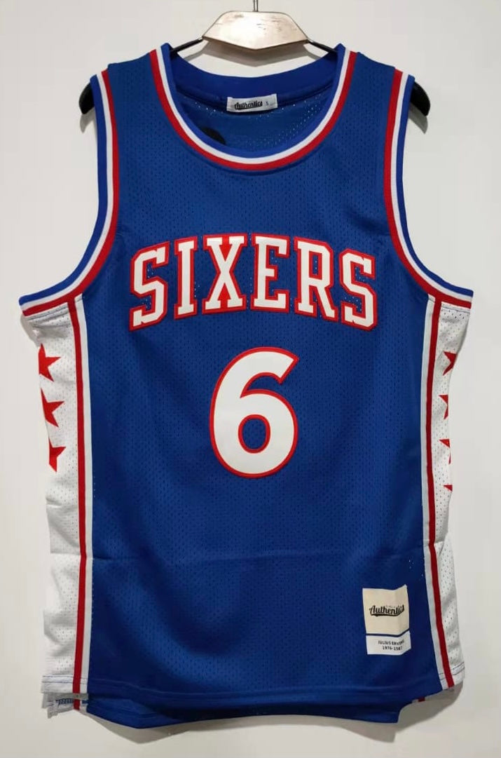 Julius “Dr. J” Erving Philadelphia 76ers Classic Authentics Jersey