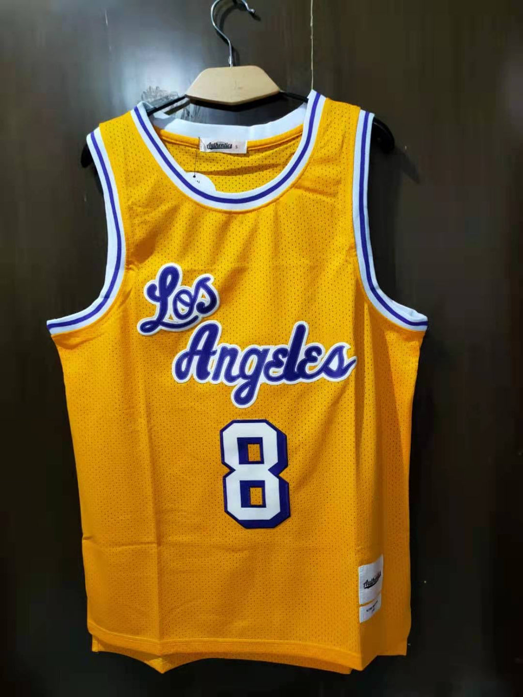 Kobe Bryant Los Angeles Lakers Jersey Yellow Classic Authentics