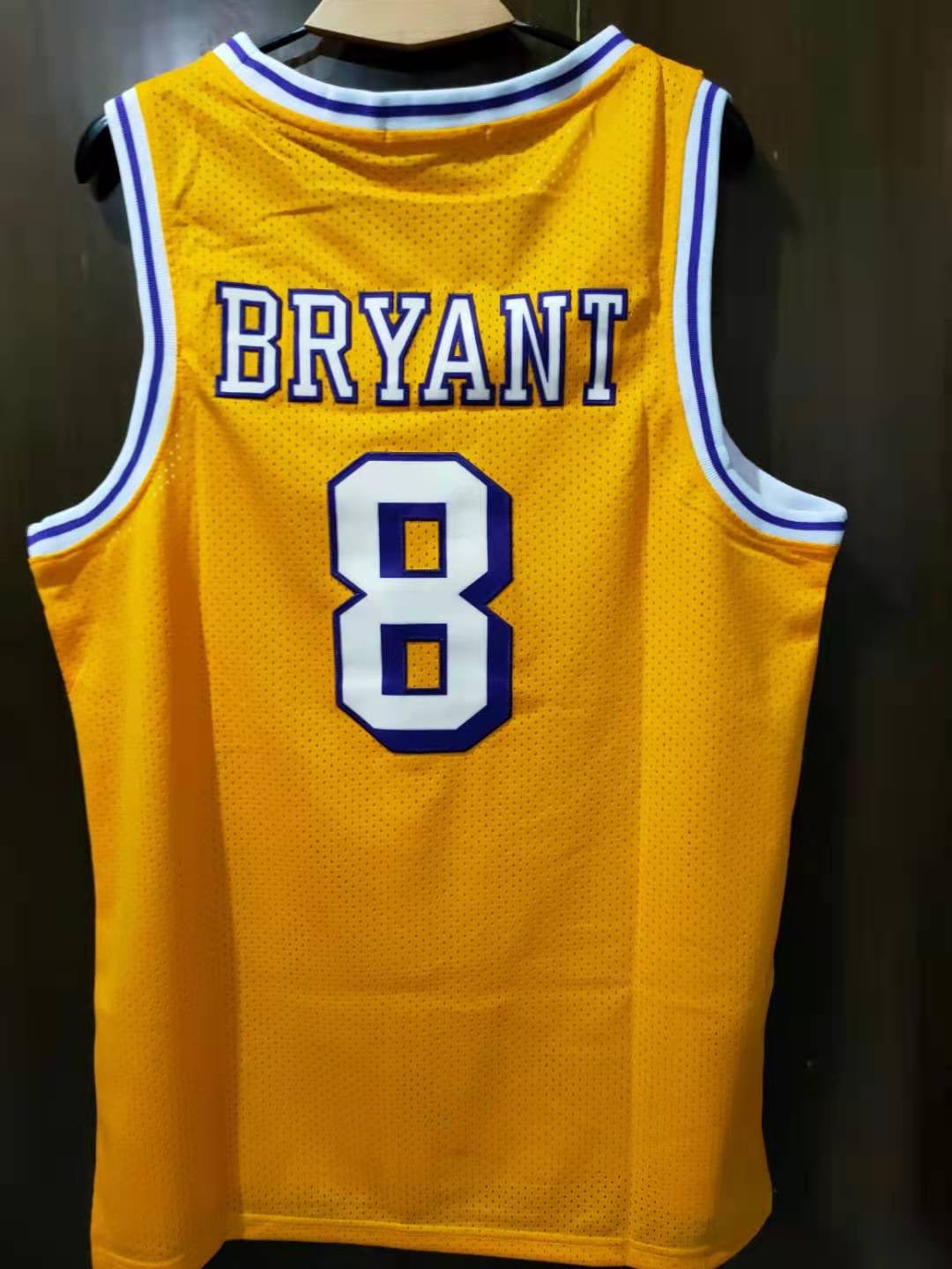 Kobe Bryant Los Angeles Lakers Jersey Yellow Classic Authentics