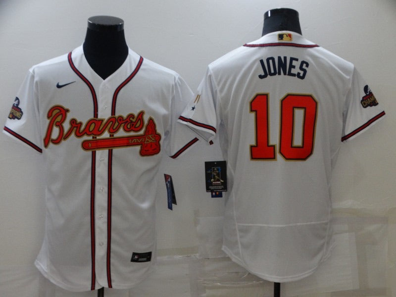 Chipper Jones Atlanta Braves Official MLB Jersey Nike