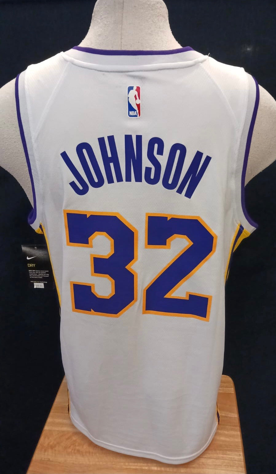 Magic Johnson Los Angeles Lakers Official NBA Nike Jersey