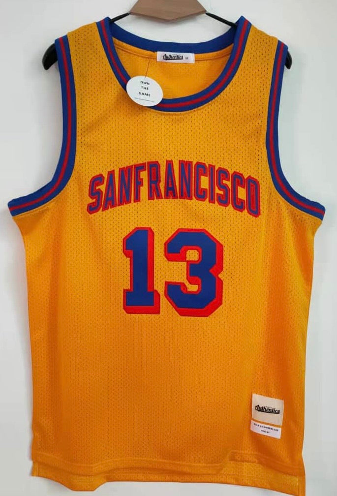 Wilt Chamberlain San Francisco Warriors Jersey