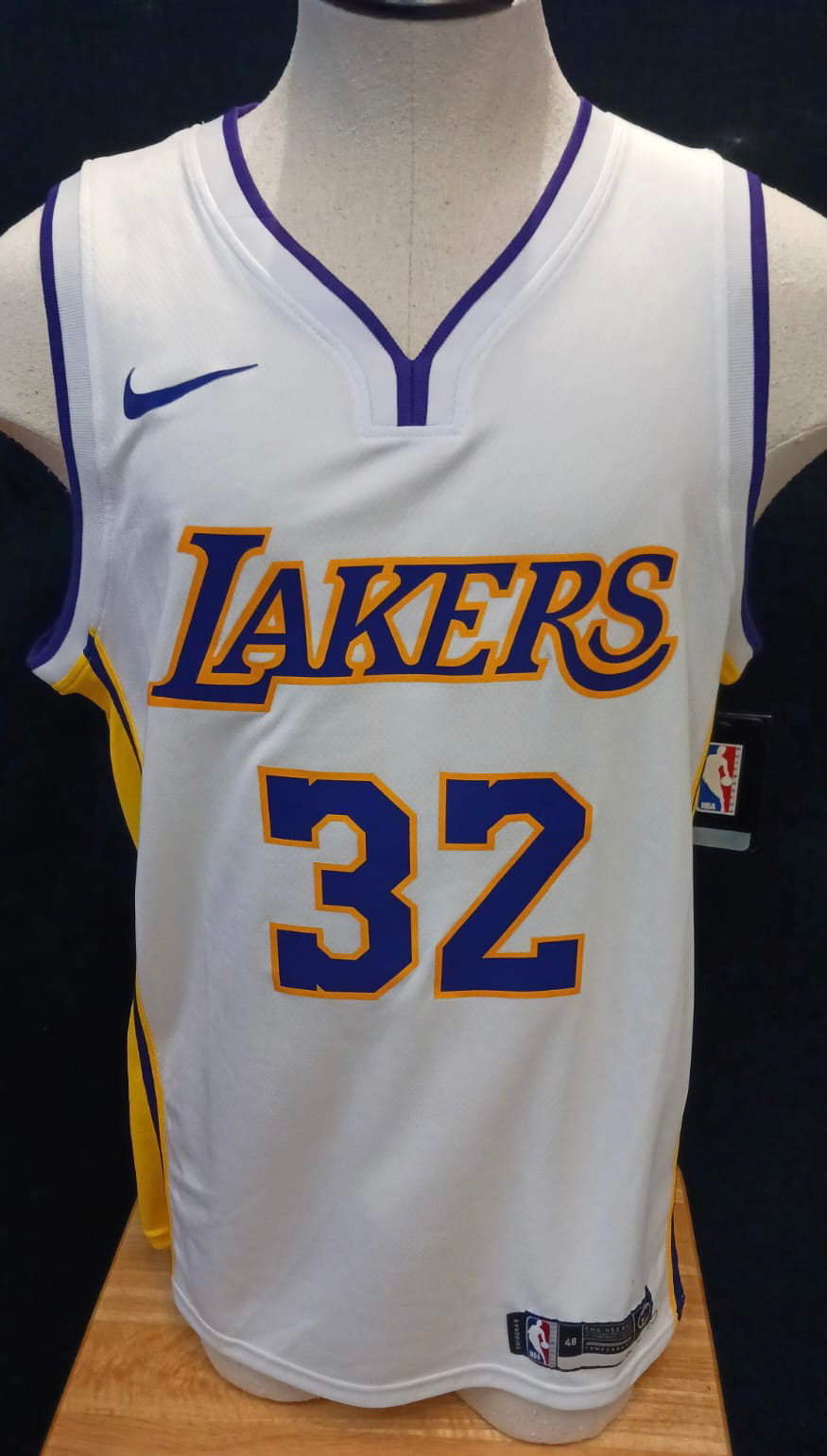 Magic Johnson Los Angeles Lakers Official NBA Nike Jersey