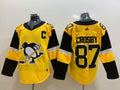 Sidney Crosby Pittsburgh Penguins Official NHL Adidas Jersey yellow
