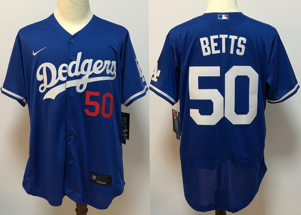 Mookie Betts Los Angeles Dodgers Official MLB Nike Jersey blue Nike