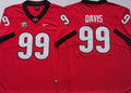 Jordan Davis Georgia Bulldogs Jersey Nike red