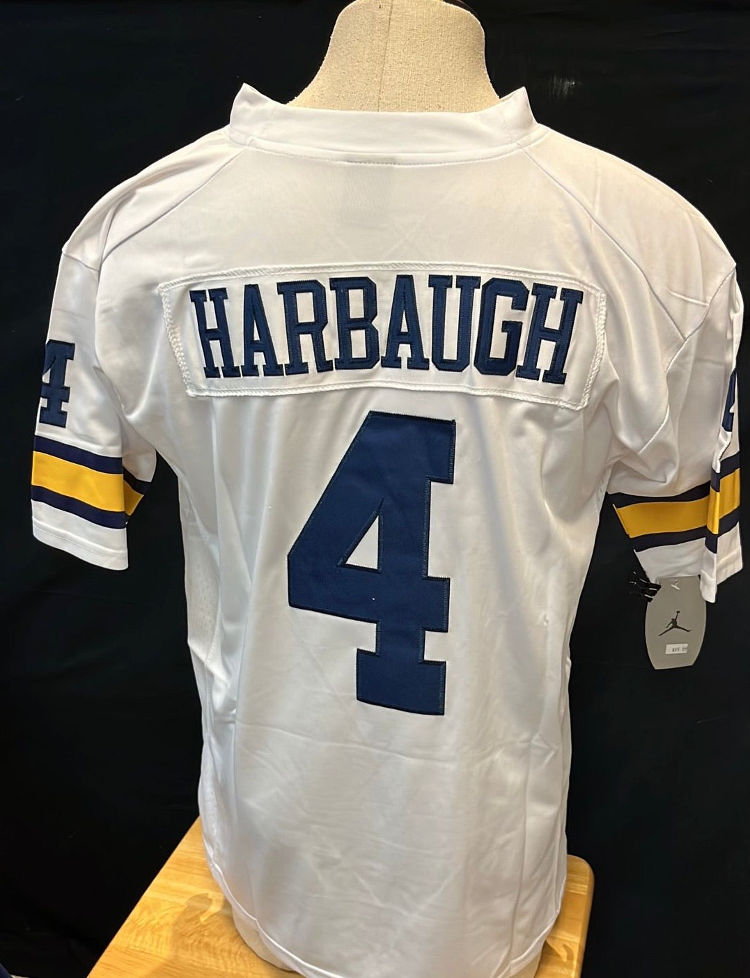 Jim Harbaugh Michigan Wolverines Official NCAA Jordan brand Jersey