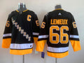 Mario Lemieux Pittsburgh Penguins Official NHL Adidas Jersey black