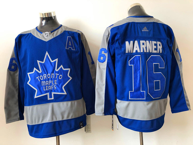 Mitch Marner Toronto Maple Leafs Official NHL Adidas Jersey blue