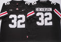 TreVeyon Henderson Ohio State Buckeyes Official NCAA Nike jersey black with white numbers