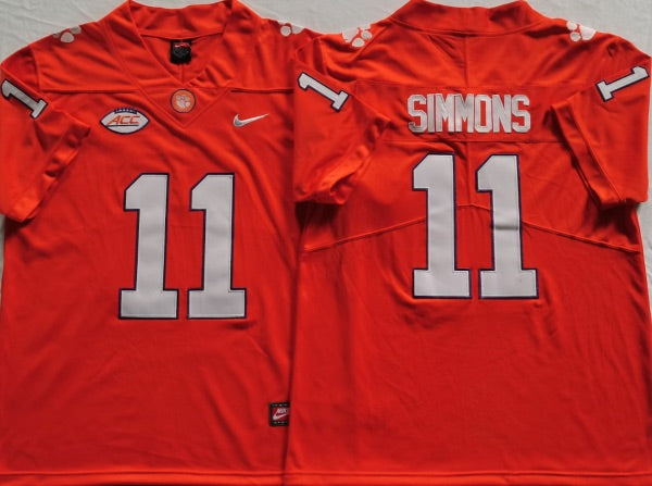 Isaiah Simmons Clemson Tigers Jersey orange NIKE