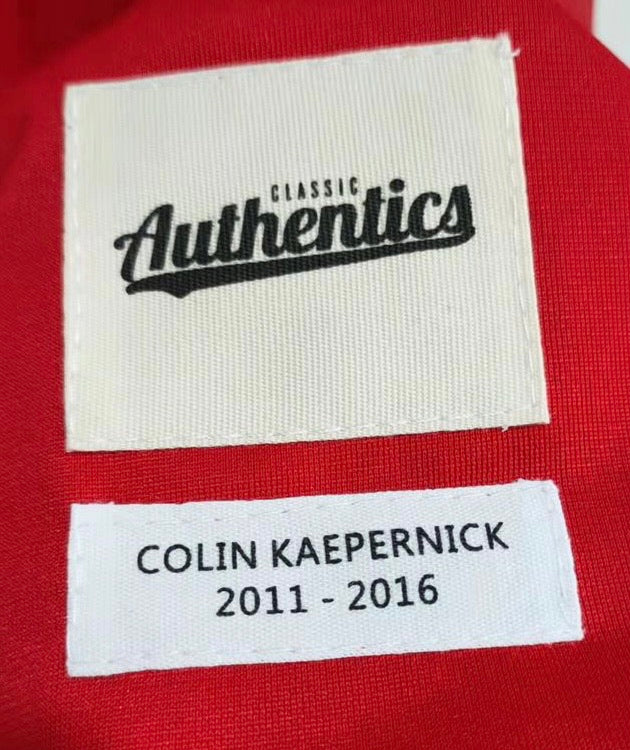 Colin Kaepernick San Francisco 49ers Jersey Classic Authentics