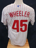 Zack Wheeler Philadelphia Phillies Official MLB Nike Jersey white Pinstripes