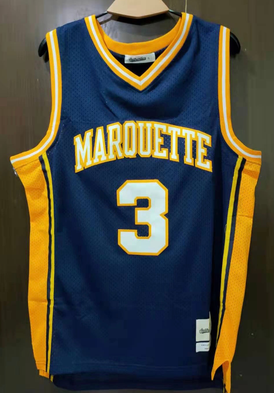 Dwyane Wade Marquette Golden Eagles Jersey Classic Authentics