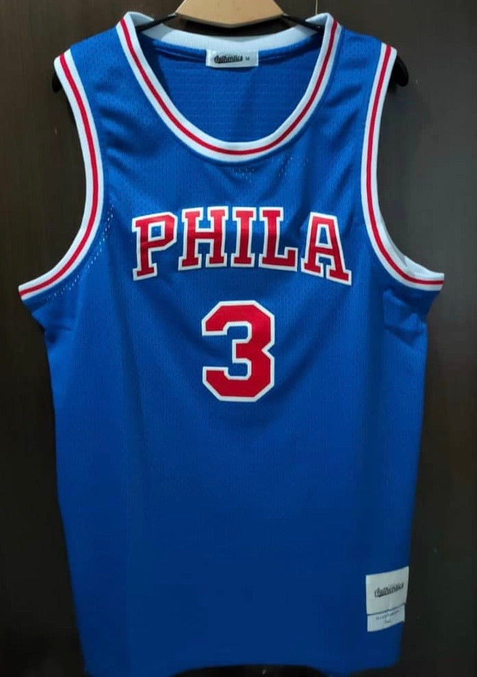 Allen Iverson Philadelphia 76ers Jersey Classic Authentics