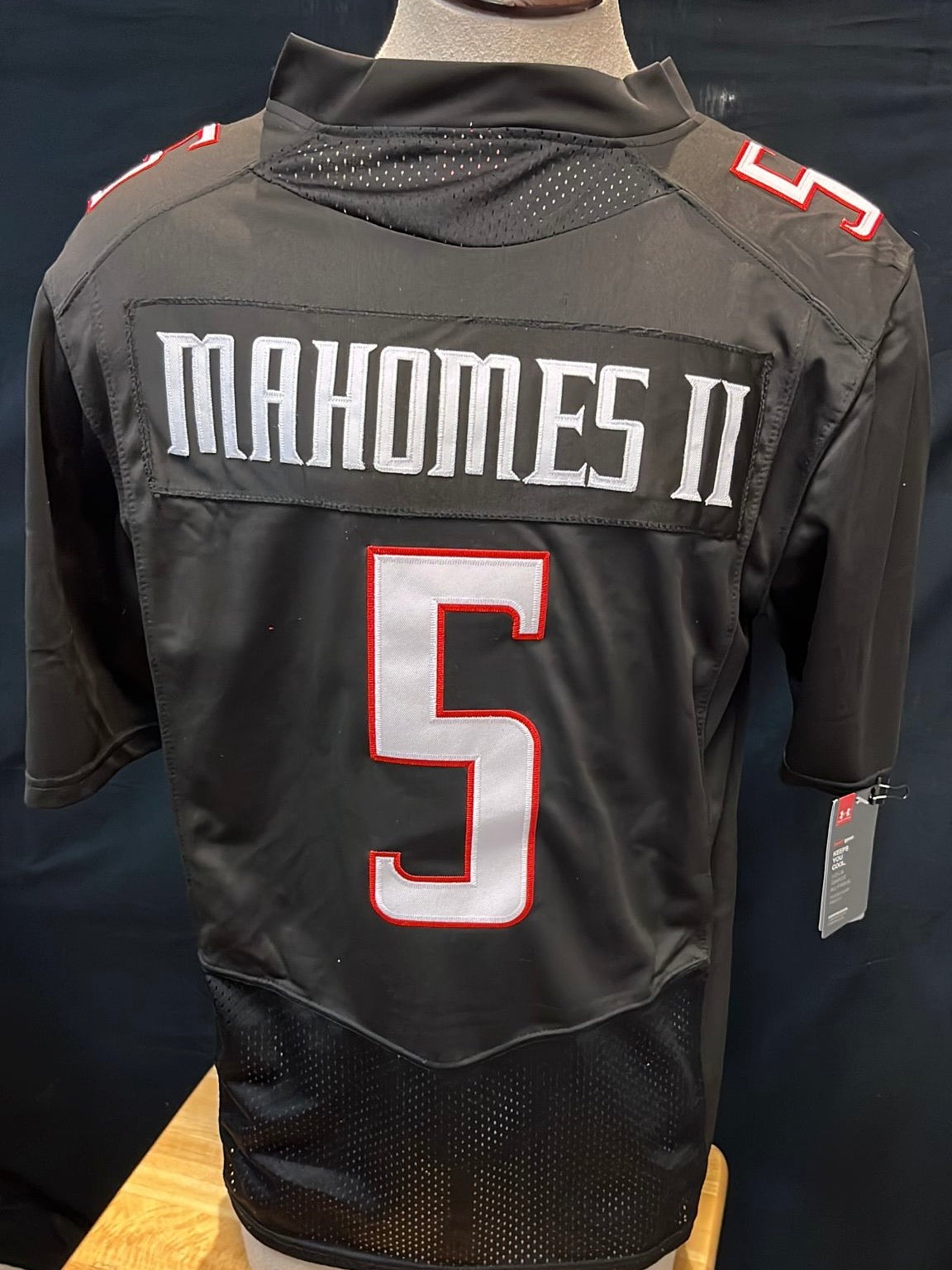 Patrick Mahomes Texas Tech Official NCAA Jersey black