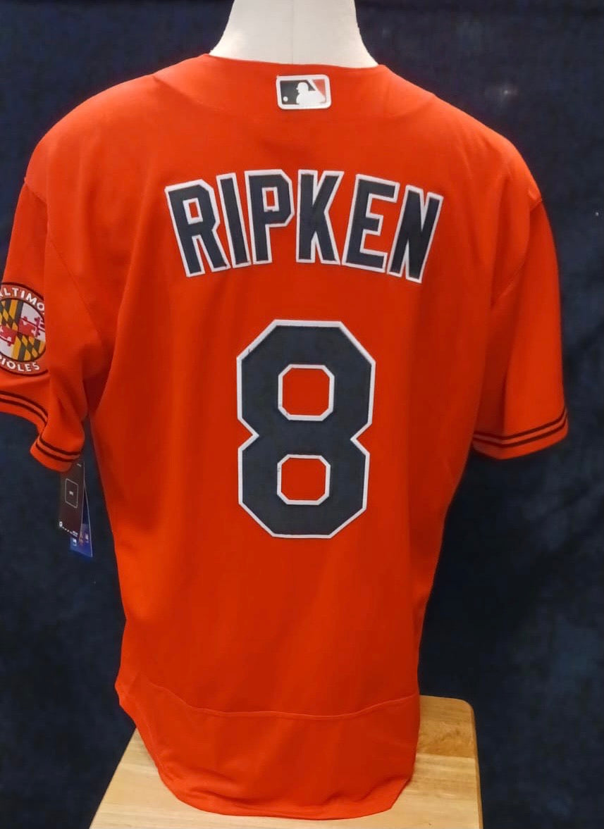 Cal Ripken Jr. Baltimore Orioles Official MLB Nike Jersey Orange